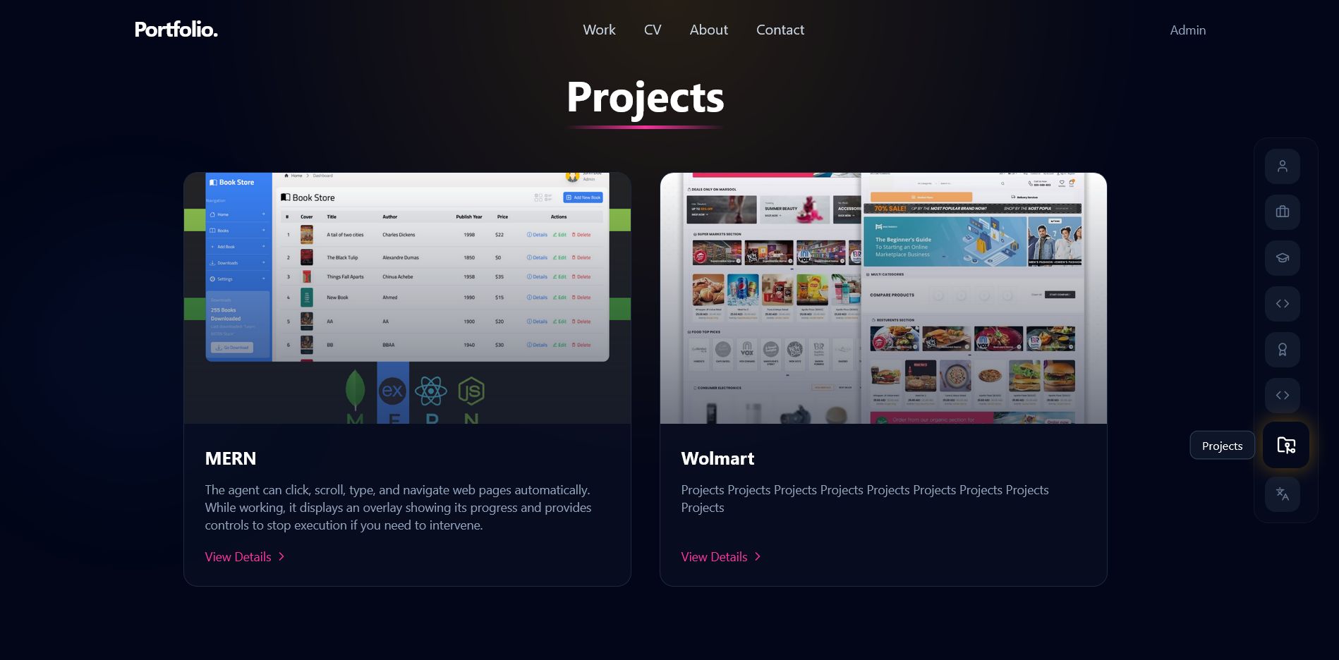 Next-Generation Personal Portfolio — Built with MERN, React TS & Tailwind