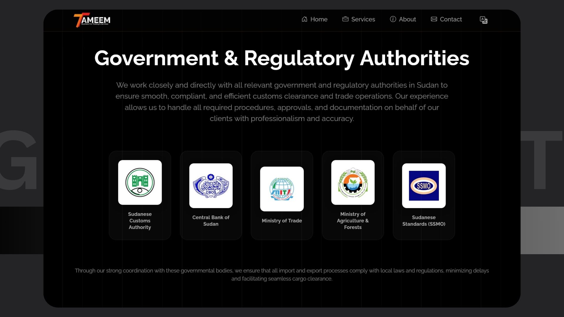 Tameem Business Website Redesign | Modern Web & UI/UX Experience